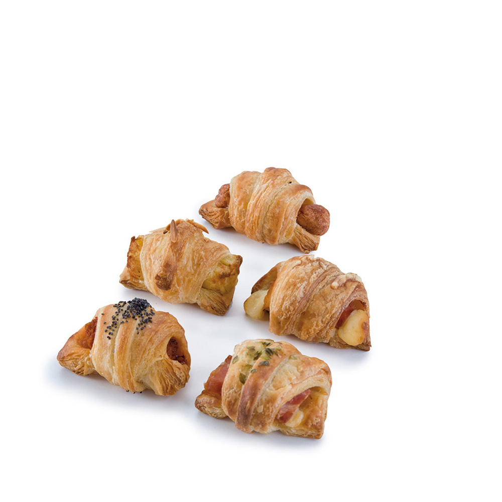 Surtido mini croissants (tomate/espinaca/gouda)