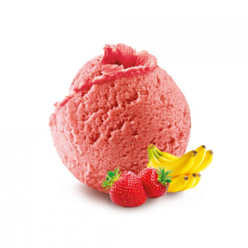 Helado Fresa Platano (500ml)