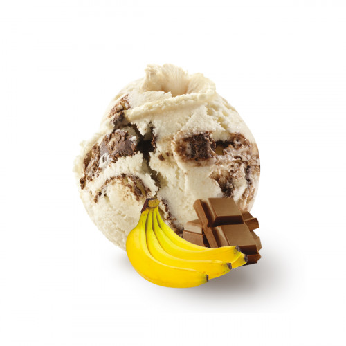 Helado platano chocolate (500ml)