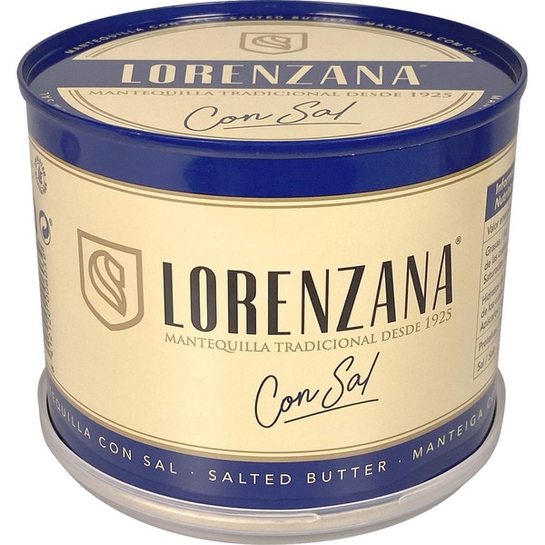 Mantequilla Lorenzana Lata 500g (con sal)