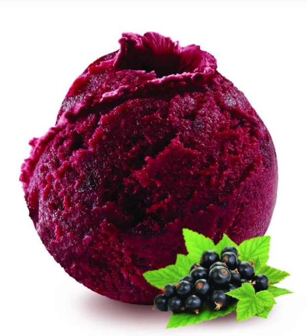 Helado sorbete de grosella negra con bayas (500ml)