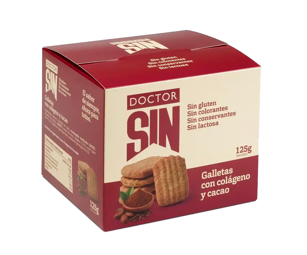 Galletas artesanales con colageno y cacao