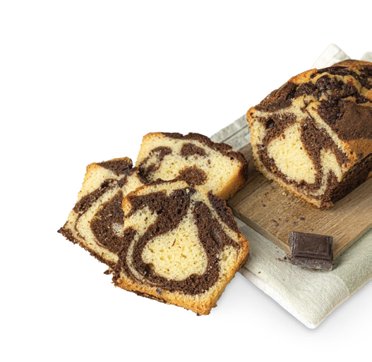 Cake marbre au chocolat