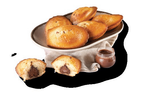 Madeleine Fourrée Chocolat Noisette