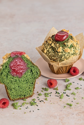 [Bol] Muffin Spirulin & framboise